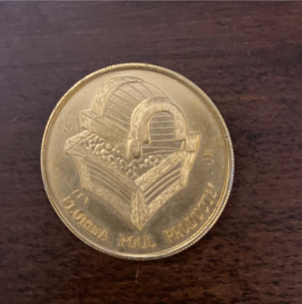 Florida pool products coin  coin collectible - Main Image 2