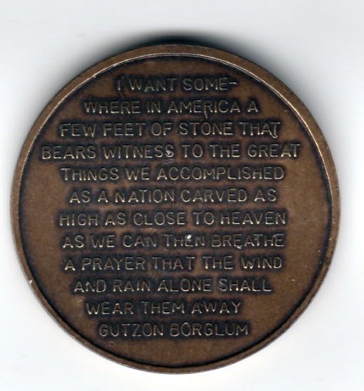 Mount Rushmore National Memorial  coin collectible - Main Image 2