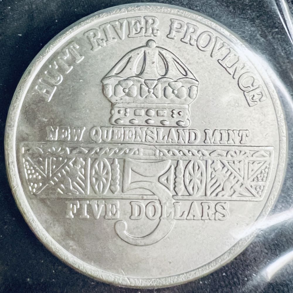 1991 Hutt River 5 Dollar  coin collectible - Main Image 2