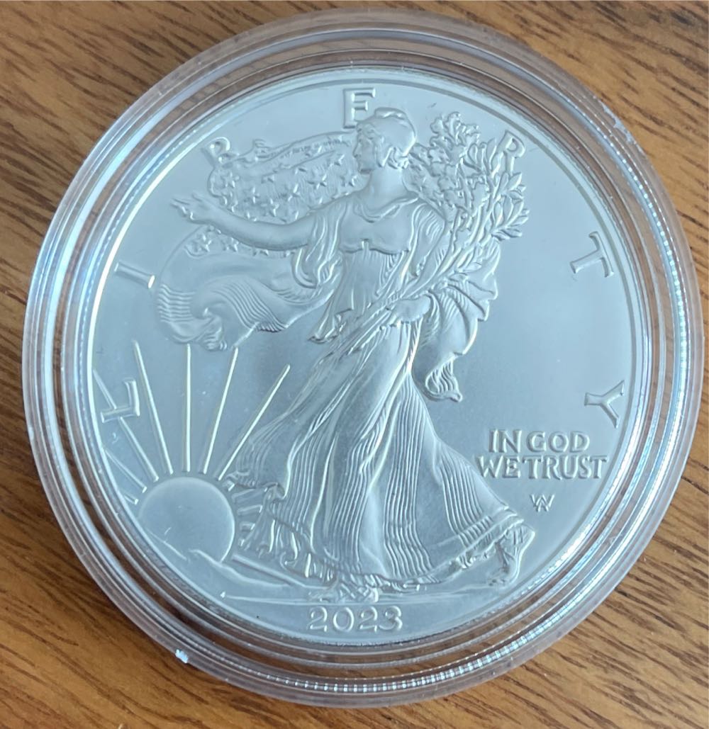 American Eagle W 2023  coin collectible [Barcode 704786450881] - Main Image 2