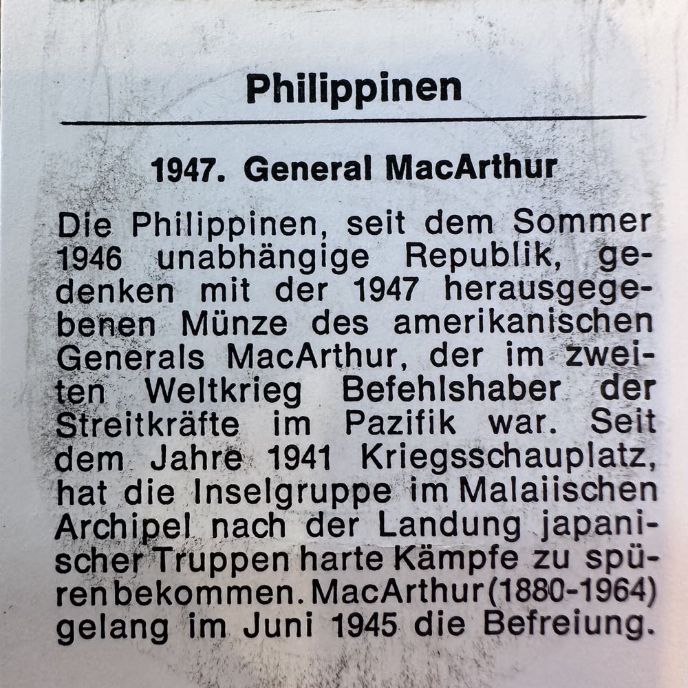 1 Peso Philippinen  coin collectible - Main Image 3