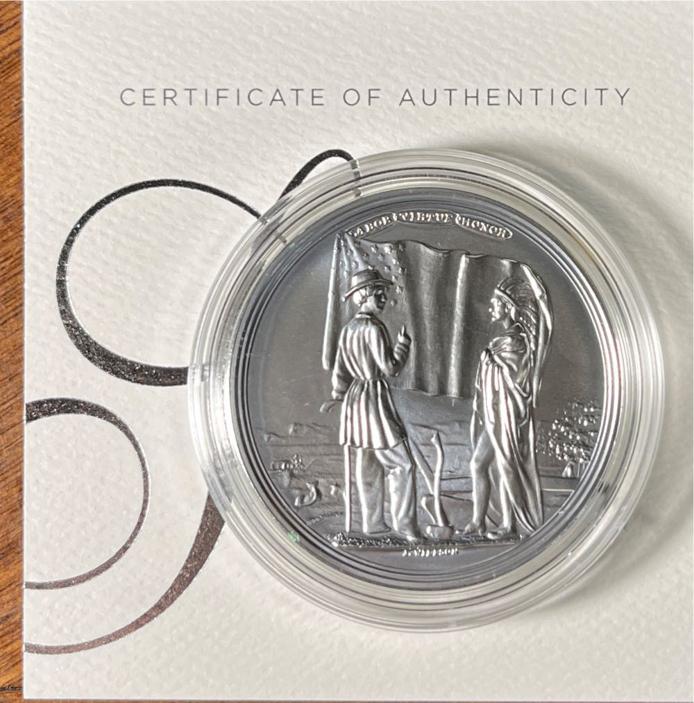 S815 Presidential Silver Medal James Buchanan  coin collectible [Barcode 704786260817] - Main Image 2