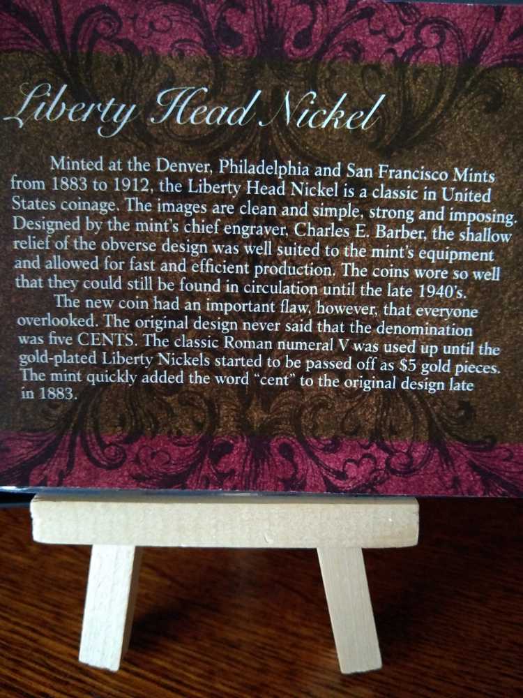 Nickel Liberty Head 1907  coin collectible - Main Image 4