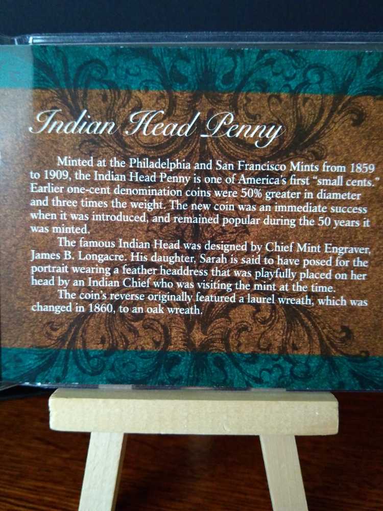 Penny Indian Head 1882  coin collectible - Main Image 4