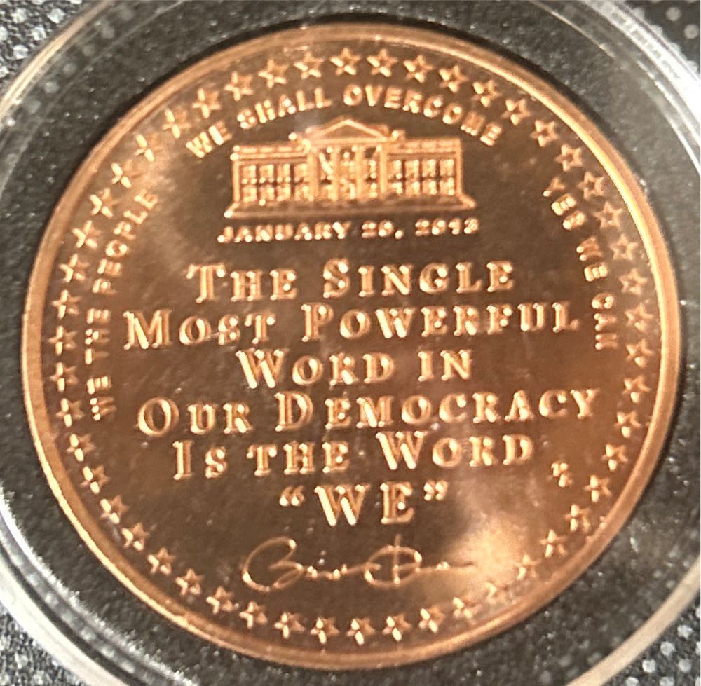 US Medal Pres 44 Barack Obama 2  coin collectible - Main Image 2