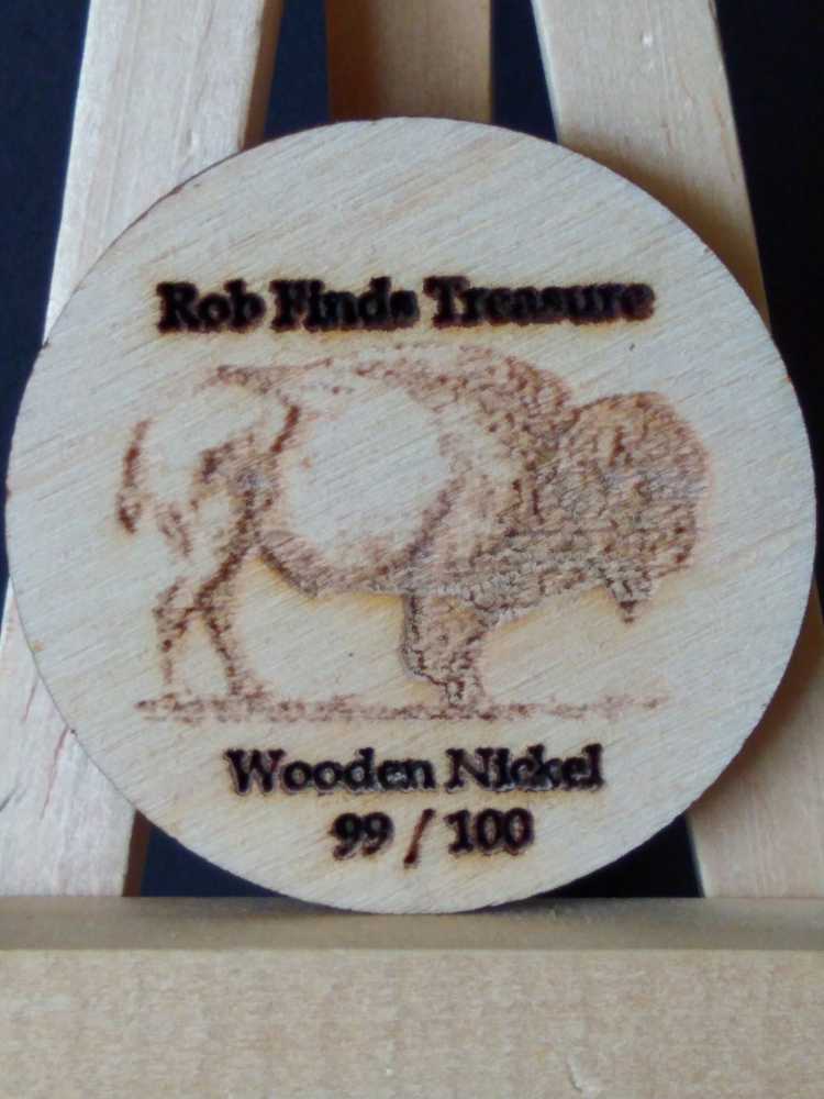 Wooden Nickel RTF  coin collectible - Main Image 2