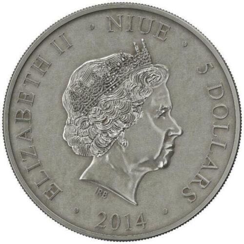 2014 Niue $5 World Heritage God the Father 2 Oz Silver Coin  coin collectible - Main Image 2