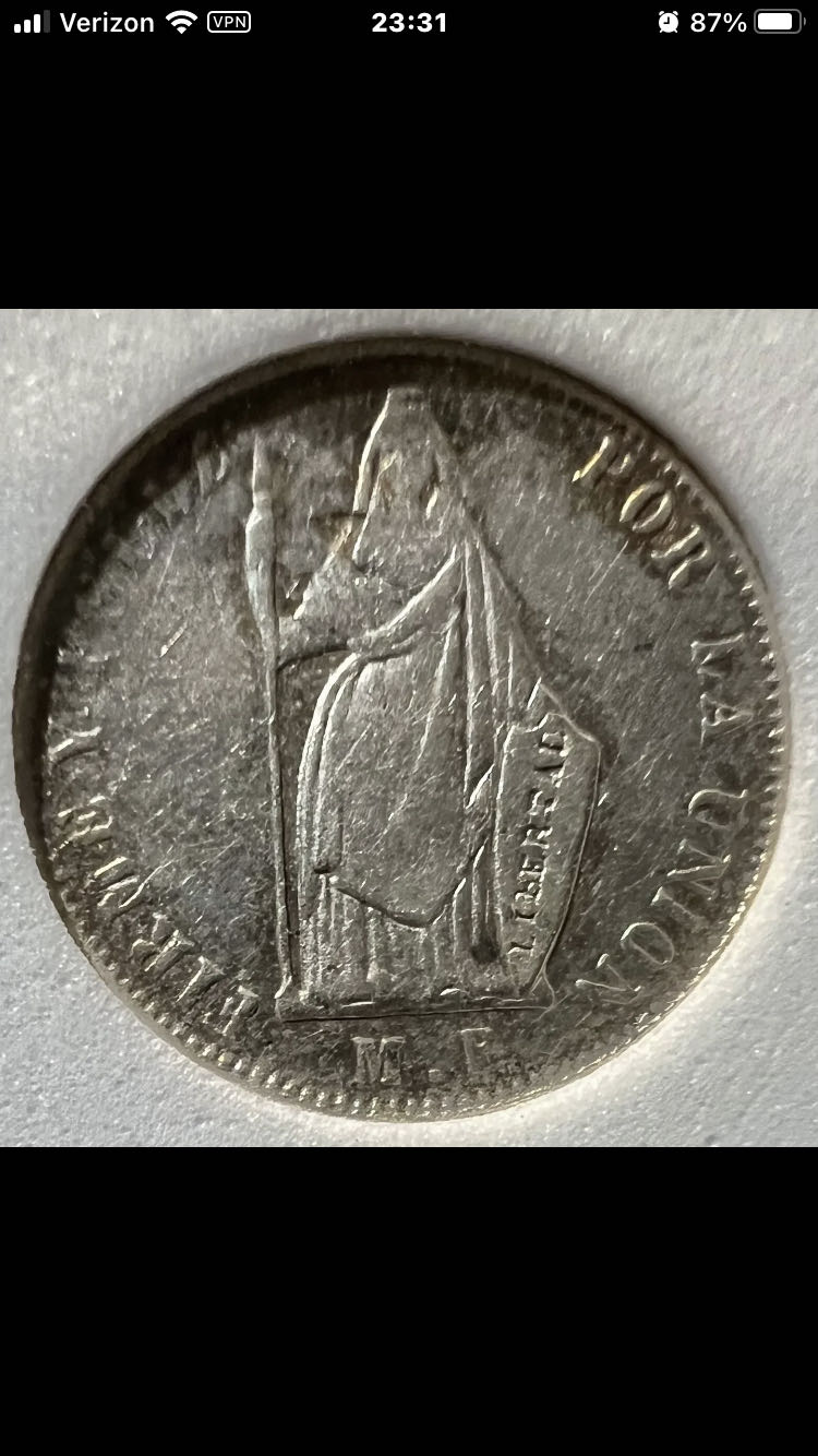 1/2 Real - Standing Liberty coin collectible - Main Image 1