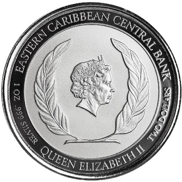 GRENADA NUTMEG 2022 1 OZ PURE SILVER PROOF LIKE COIN – EASTERN CARIBBEAN  coin collectible - Main Image 2