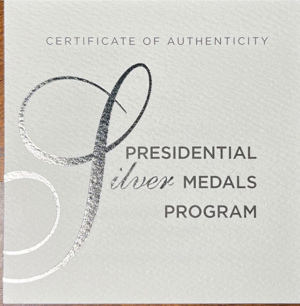 S803 Presidential Silver Medal Thomas Jefferson  coin collectible [Barcode 704785072770] - Main Image 3