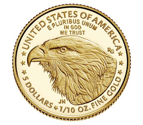 2023 US Mint American Eagle 1/10 oz Gold Proof (W)  coin collectible - Main Image 2