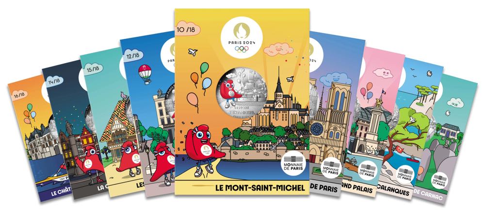 2023 FR Mascot 10€ Wave 1 Silver Coins & Collector Box  coin collectible - Main Image 4