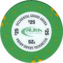 Aura Casino, Occidental Grand Aruba  coin collectible - Main Image 2