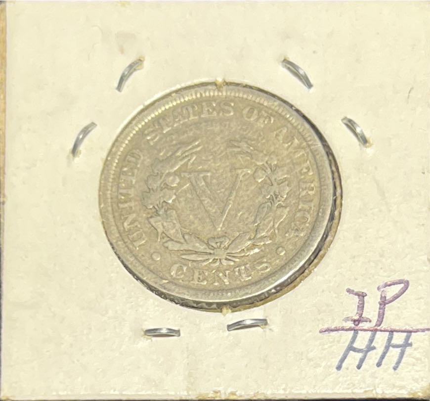 Liberty Head V Nickel - 1911 AU Detail PCGS  coin collectible - Main Image 2