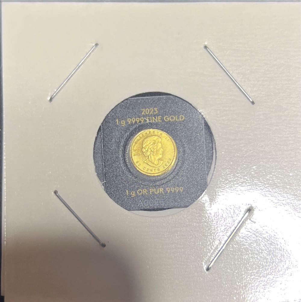 Canada Maple Leaf - 2023 1 Gram Gold  coin collectible - Main Image 2