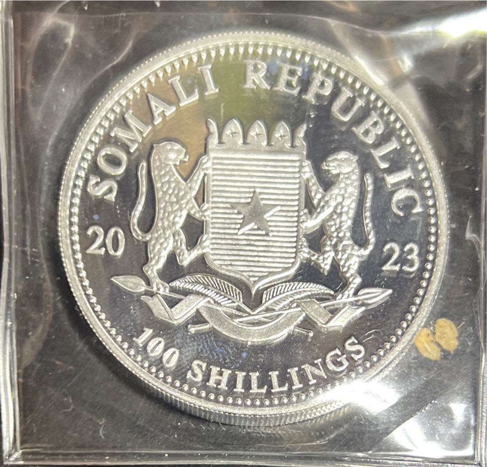 Somalia Republic African Wildlife Elephant - 2023  coin collectible - Main Image 2
