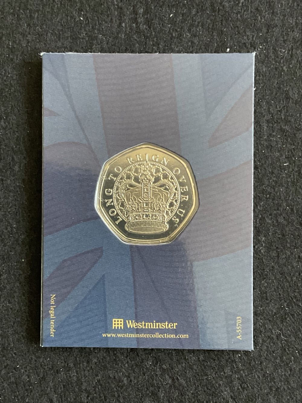 First Picture On The King With Red Box Medal  coin collectible - Main Image 2