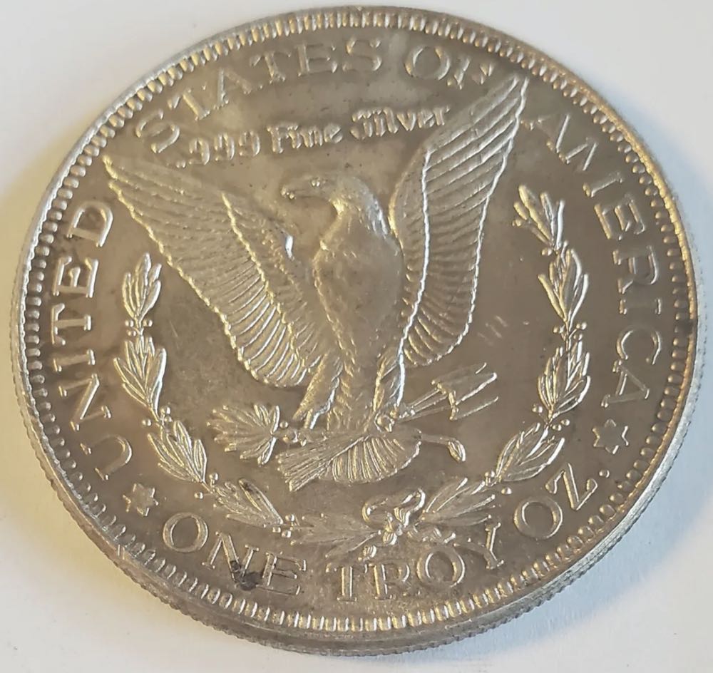 Morgan Style Round - #7  coin collectible - Main Image 2