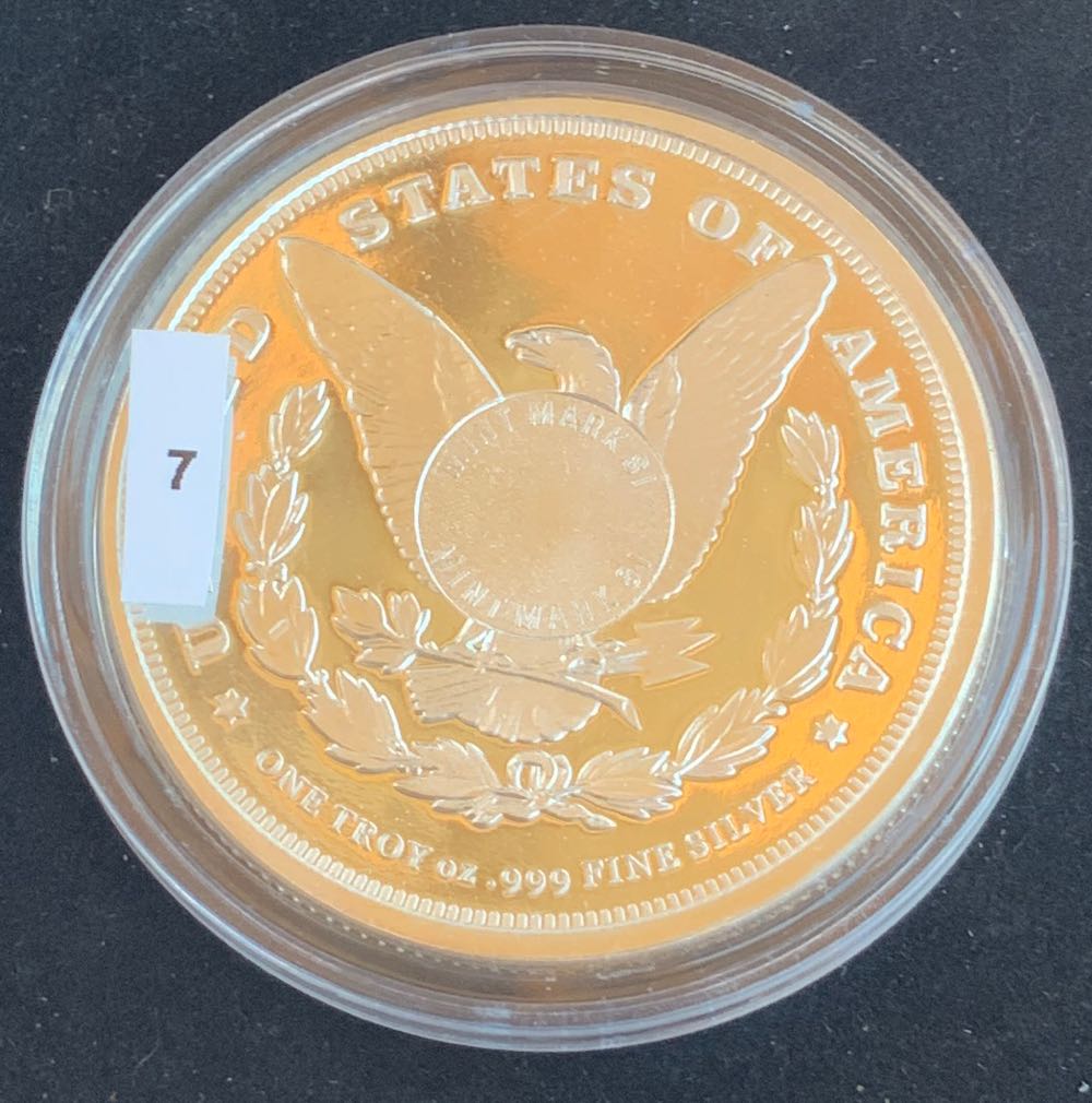 Morgan Style Round - #7  coin collectible - Main Image 3