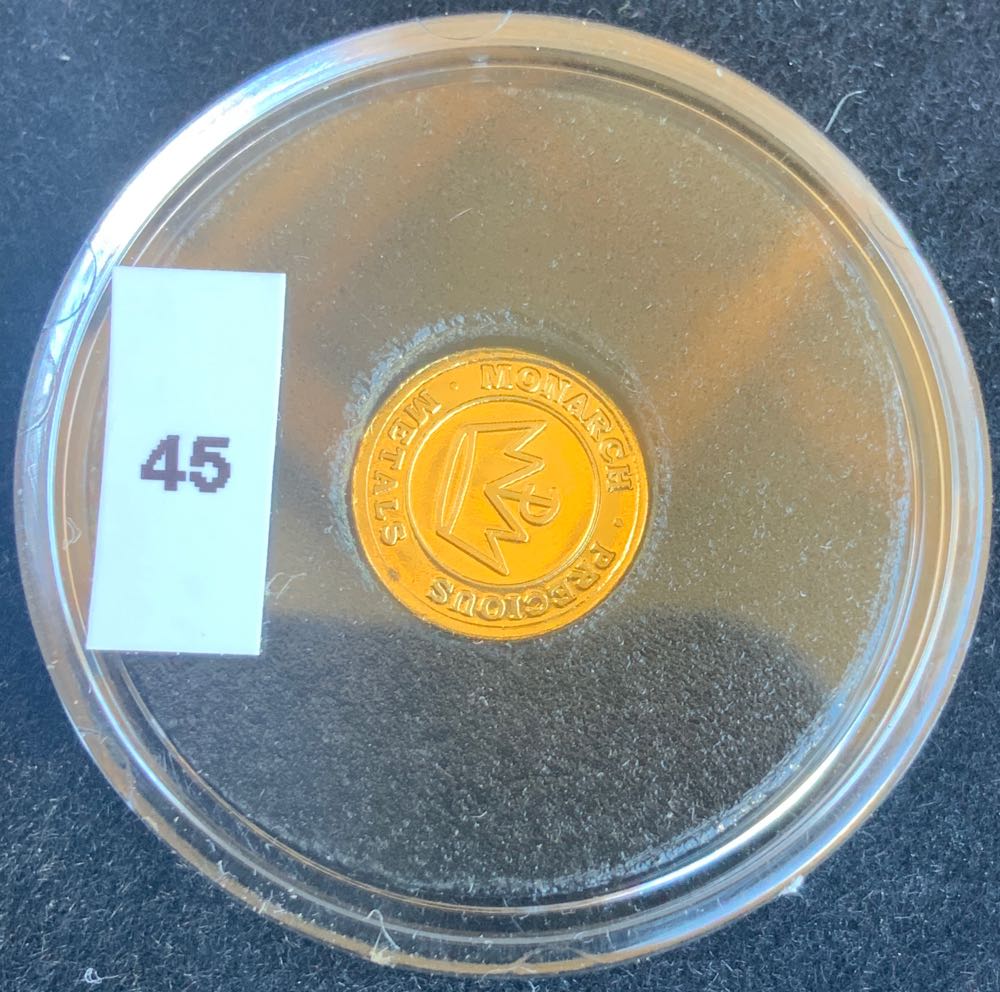 Gold 1/4 Gram Round #194  coin collectible - Main Image 2