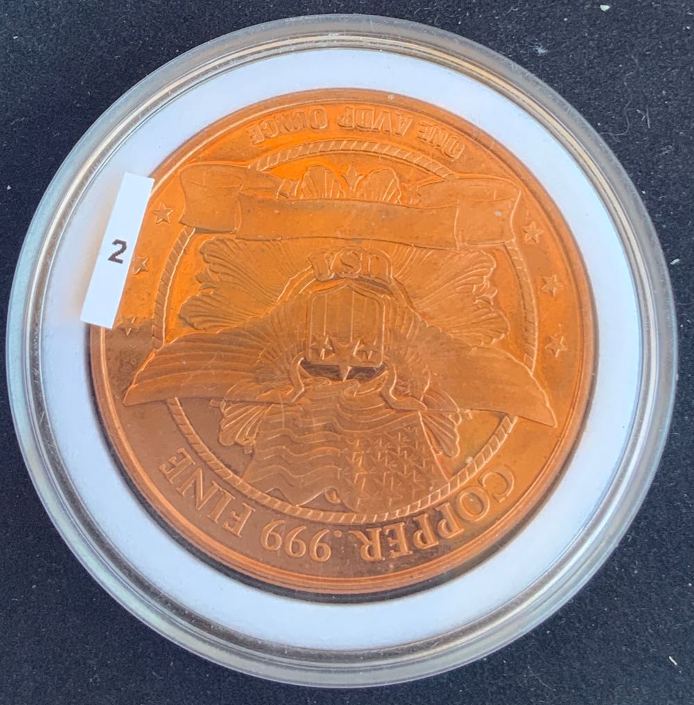 Copper Standing Liberty Round - #2  coin collectible - Main Image 2