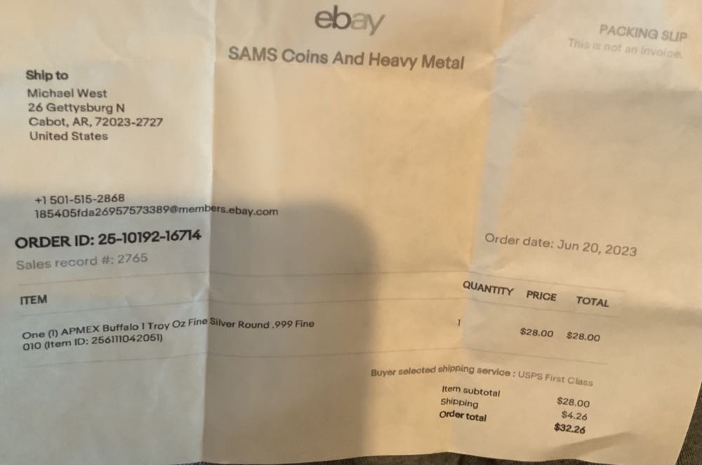 APMEX Buffalo Round - #42  coin collectible - Main Image 2