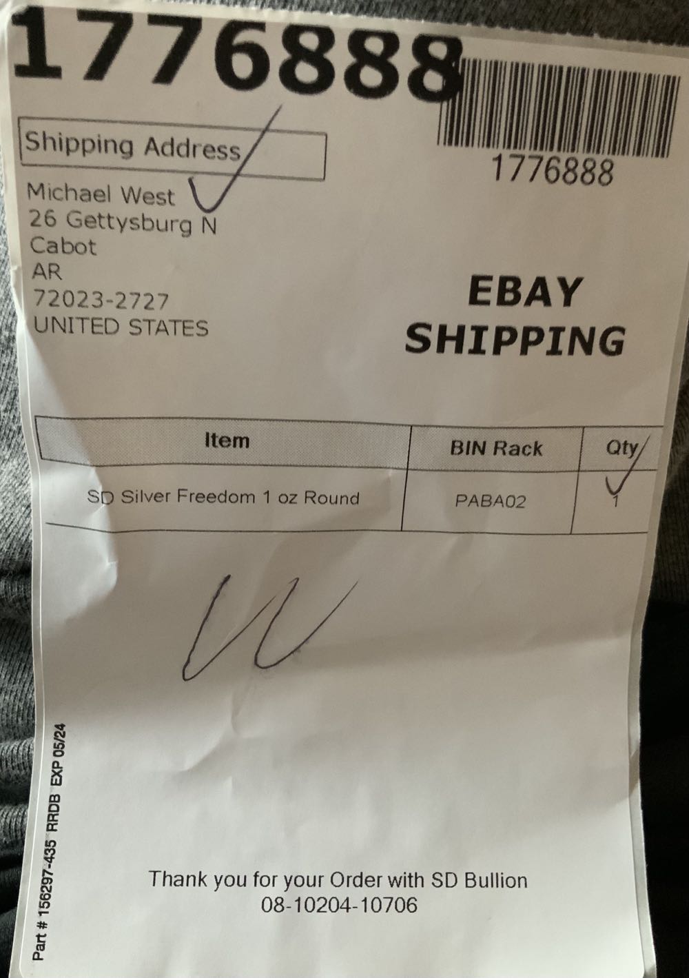 SD Bullion Freedom Round - #15  coin collectible - Main Image 3