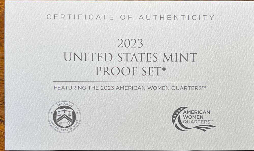 2023 US Mint Proof Set  coin collectible [Barcode 704786450508] - Main Image 3
