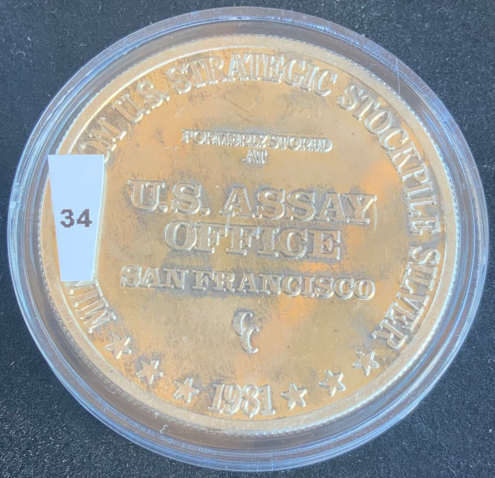 Strategic Stockpile Silver Round - #34  coin collectible - Main Image 4
