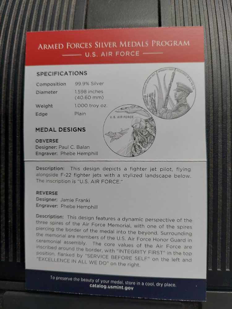 US Medal Military Air Force coin collectible - Main Image 3