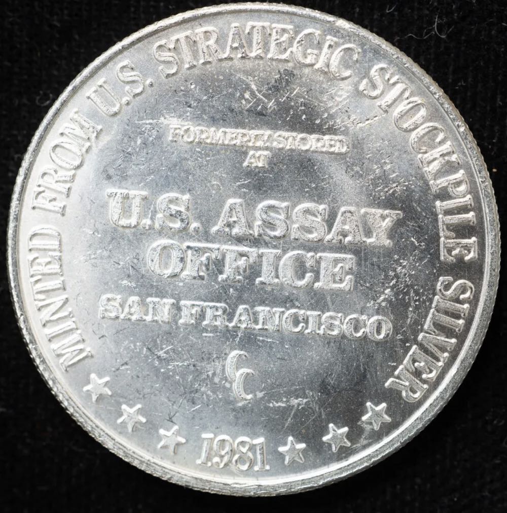 Strategic Stockpile Silver Round - #39  coin collectible - Main Image 2
