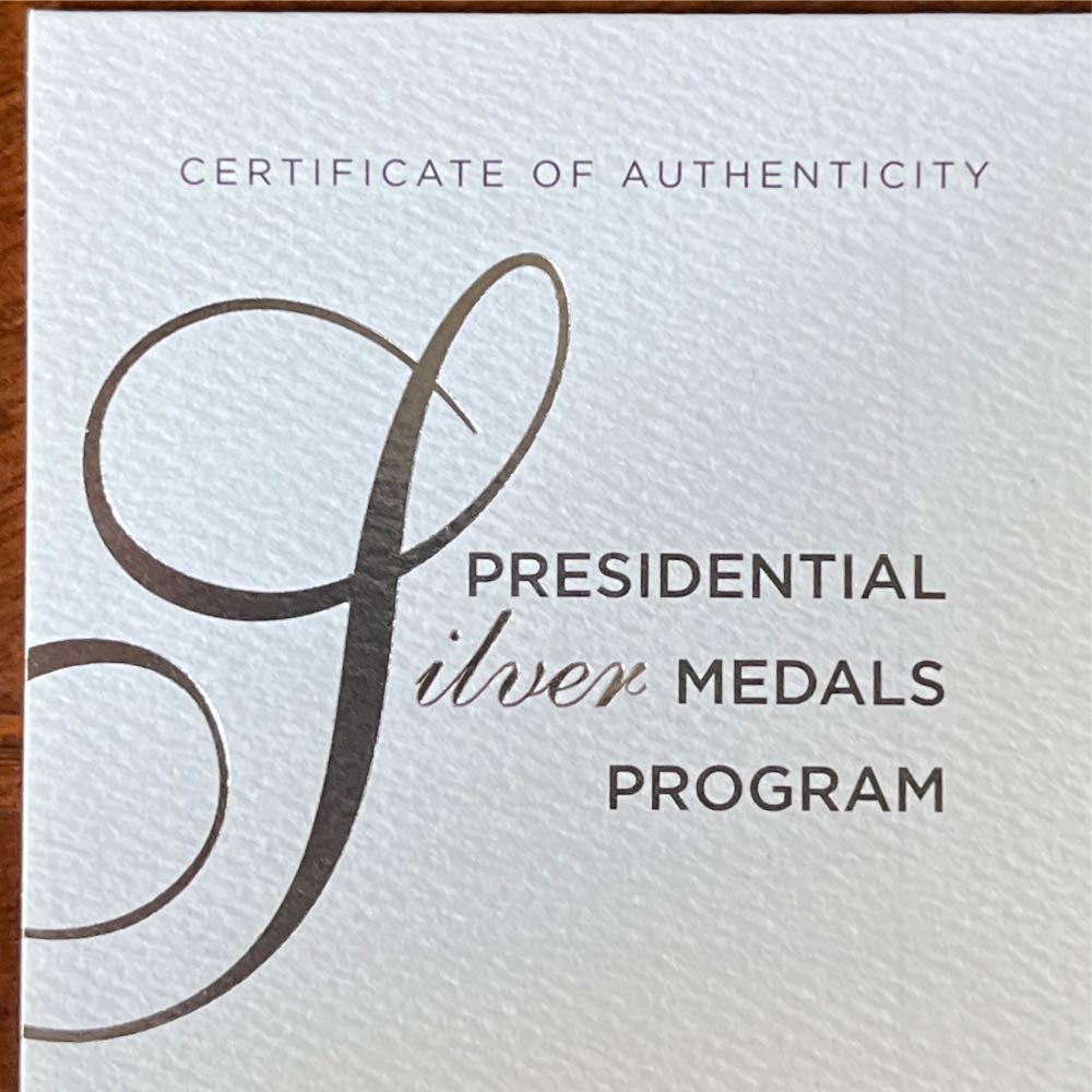 S808 Presidential Silver Medal Martin Van Buren  coin collectible [Barcode 704786160148] - Main Image 3