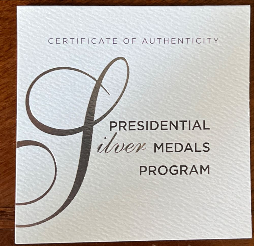 S812 Presidential Silver Medal Zachory Taylor  coin collectible [Barcode 704786260787] - Main Image 3