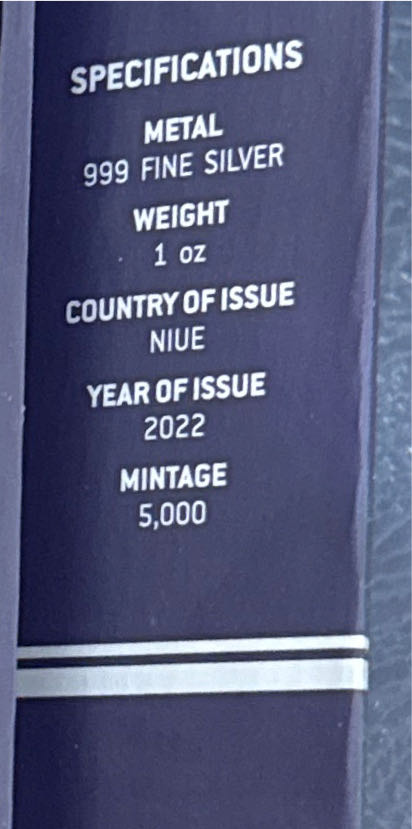 Faces Of Gotham - Two Face Niue Island 2022 1 Oz  coin collectible - Main Image 3