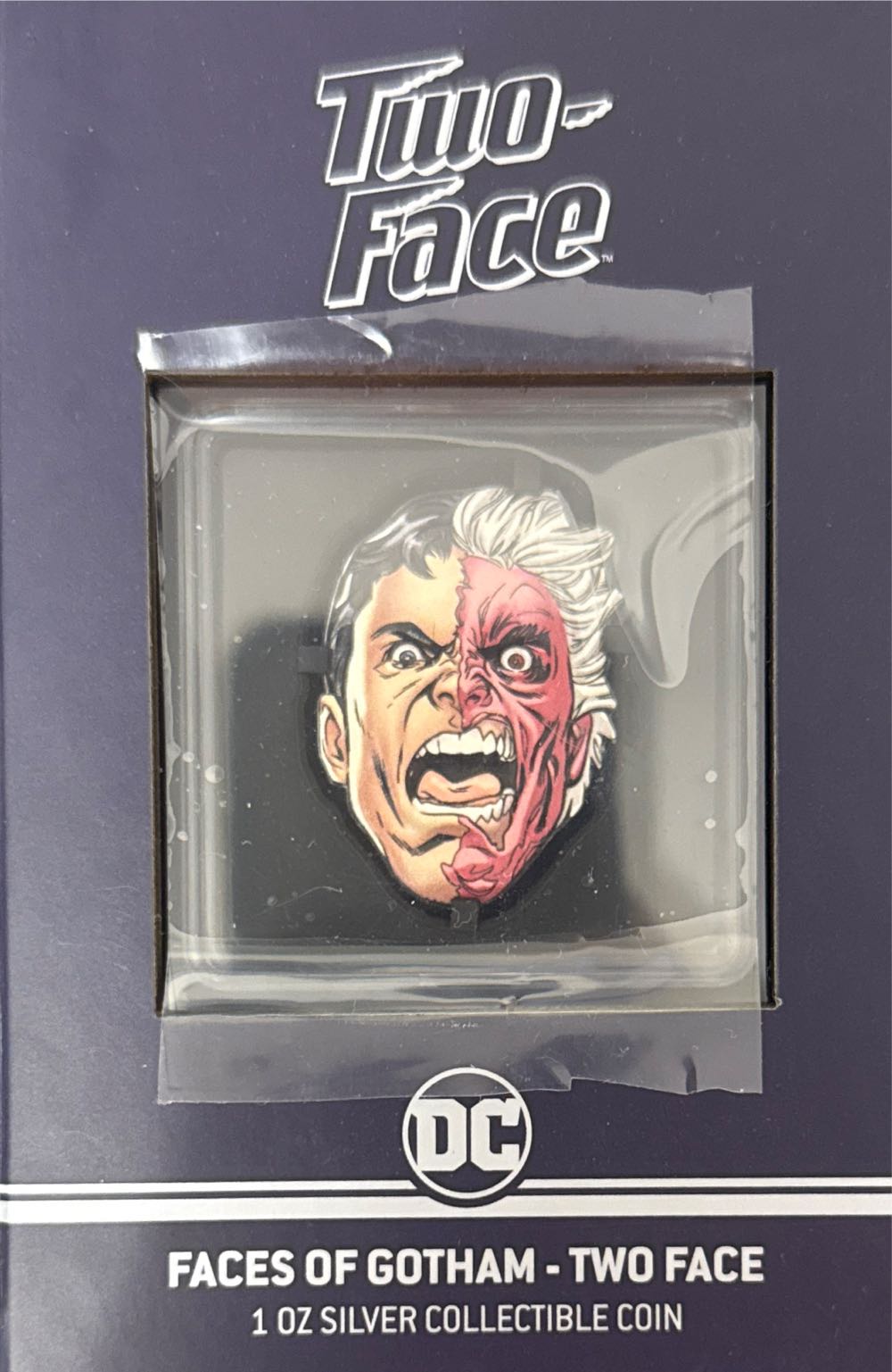 Faces Of Gotham - Two Face Niue Island 2022 1 Oz  coin collectible - Main Image 4