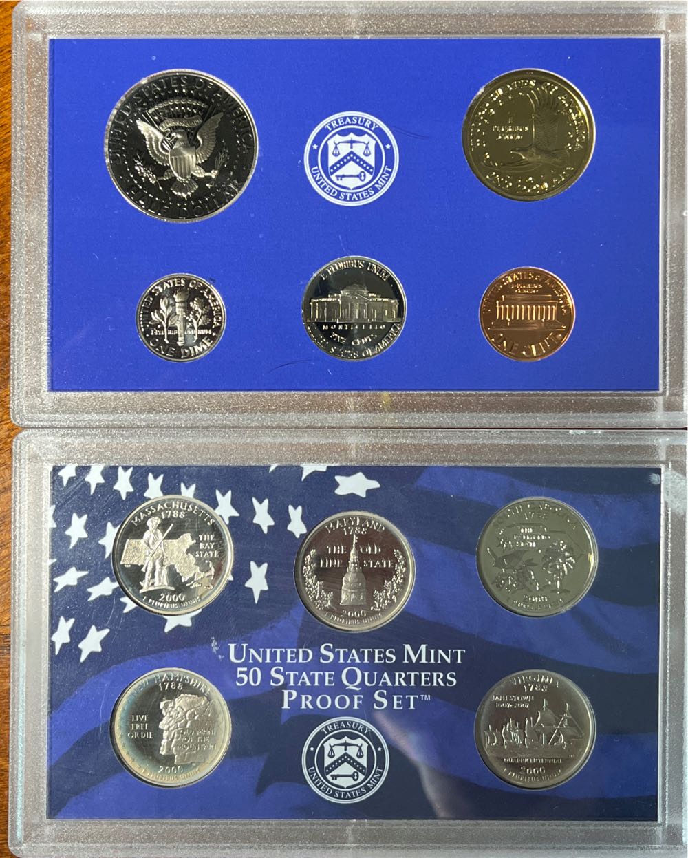 U.S. Mint Proof Set 2000  coin collectible - Main Image 2