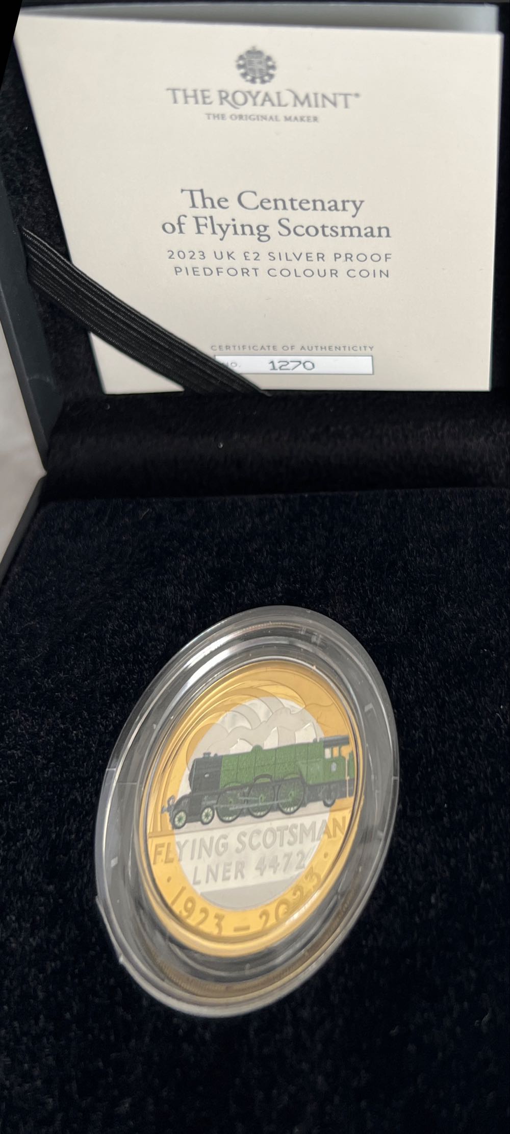 Centenary Of Flying Scotsman  coin collectible [Barcode 5026177577843] - Main Image 3