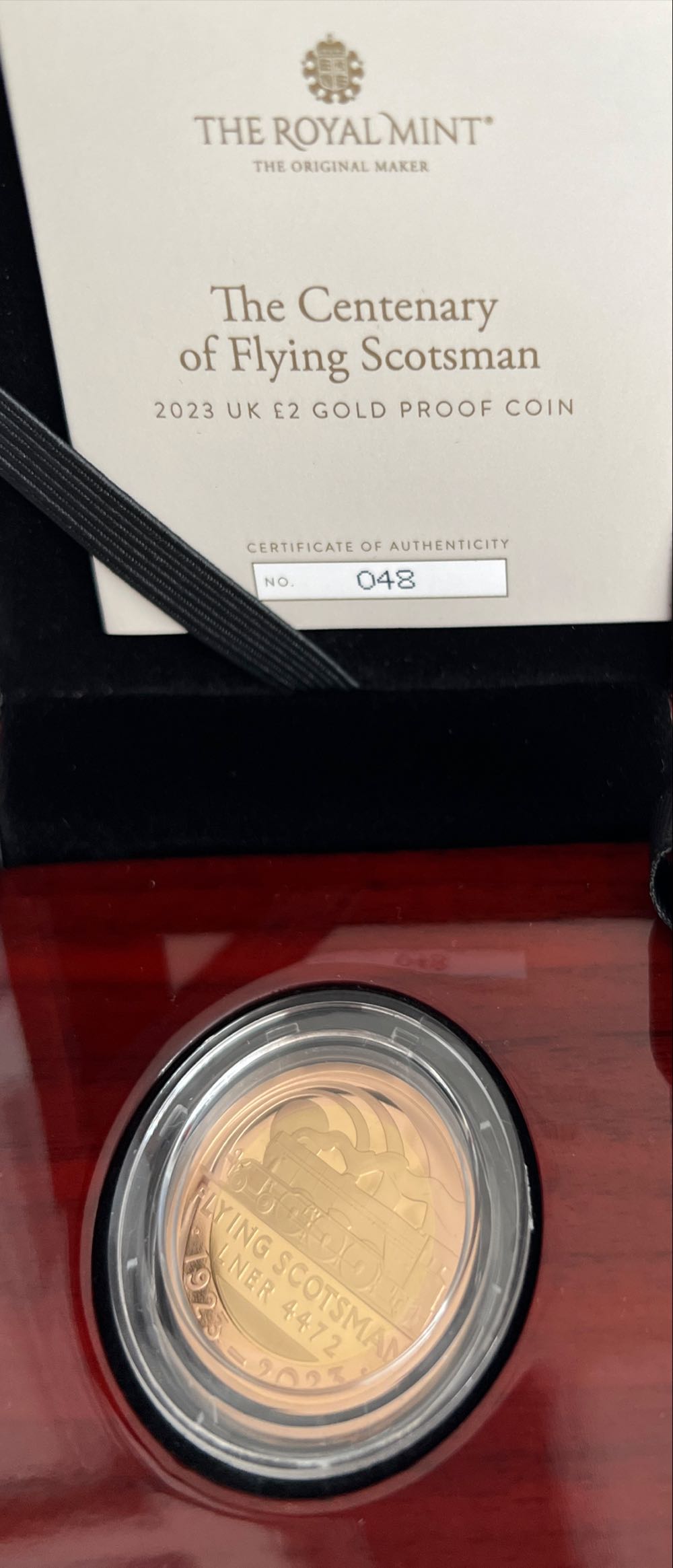 Centenary Of Flying Scotsman  coin collectible [Barcode 5026177577805] - Main Image 3