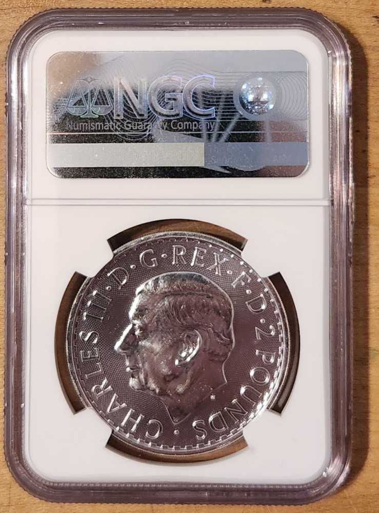 Silver Britannia  coin collectible [Barcode 35649269006776718344] - Main Image 2