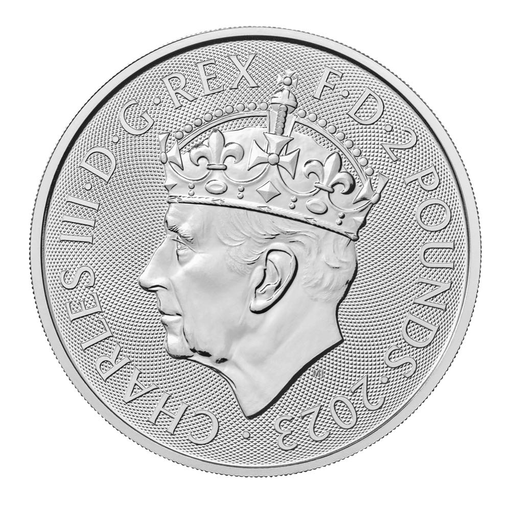 Britannia £2 Silver Bullion (2023 - The Coronation - King Charles III)  coin collectible - Main Image 2