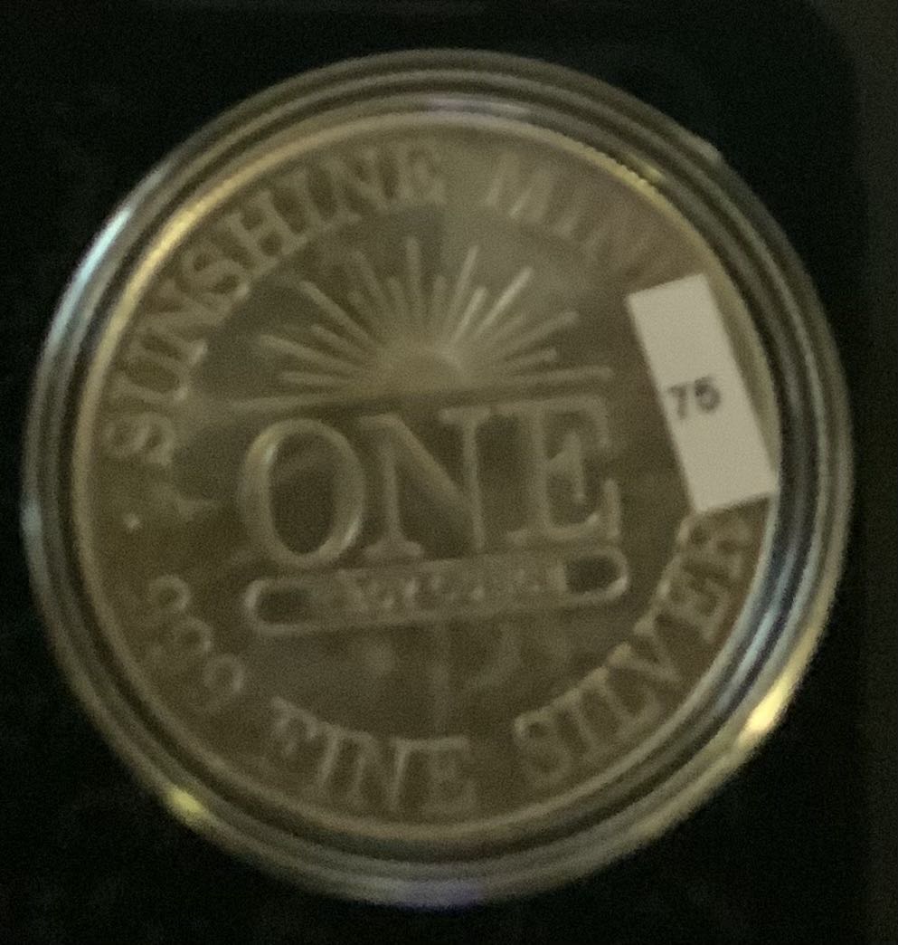 Sunshine Mining Round #75  coin collectible - Main Image 3
