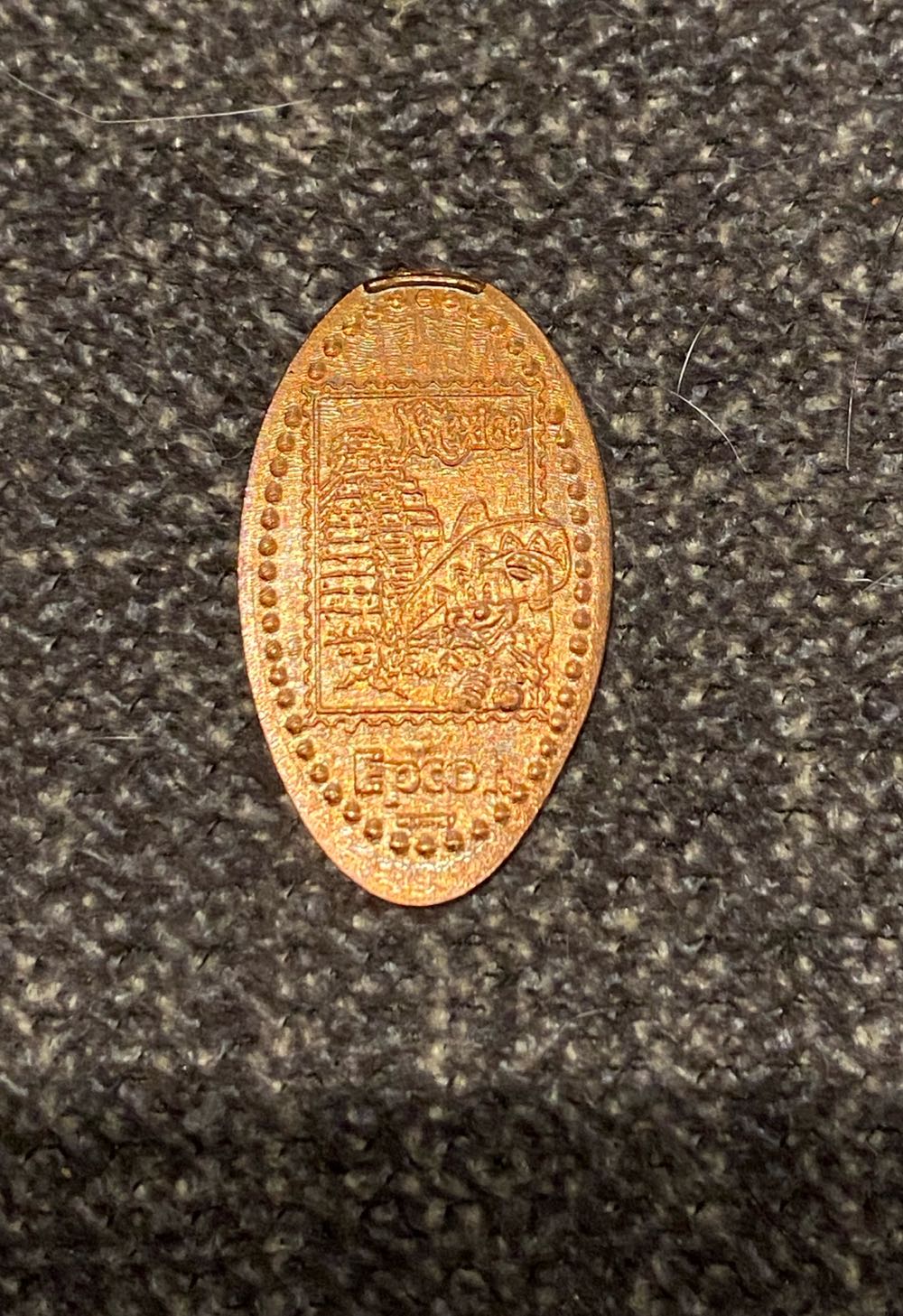 Disney Epcot Mexico Pressed Penny  coin collectible - Main Image 2