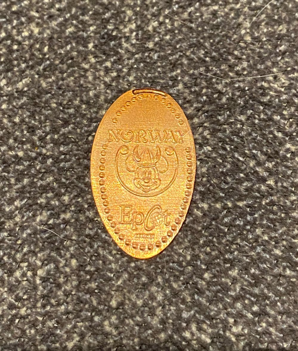 Disney Epcot Norway Pressed Penny  coin collectible - Main Image 2