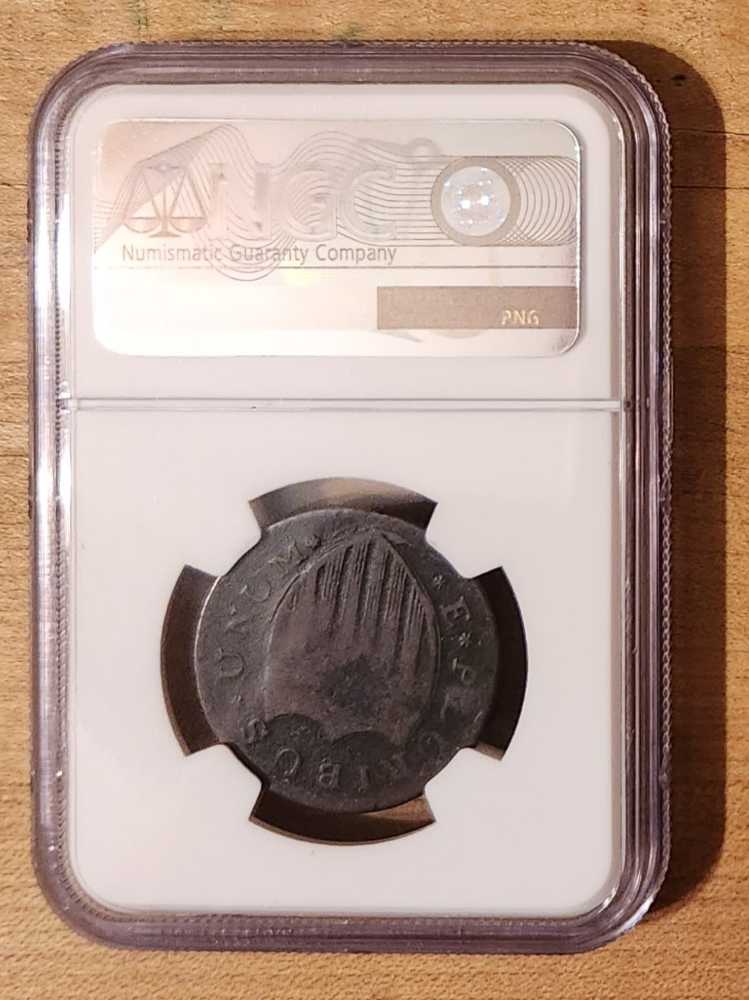 New Jersey Copper  coin collectible [Barcode 11059785506470601001] - Main Image 2