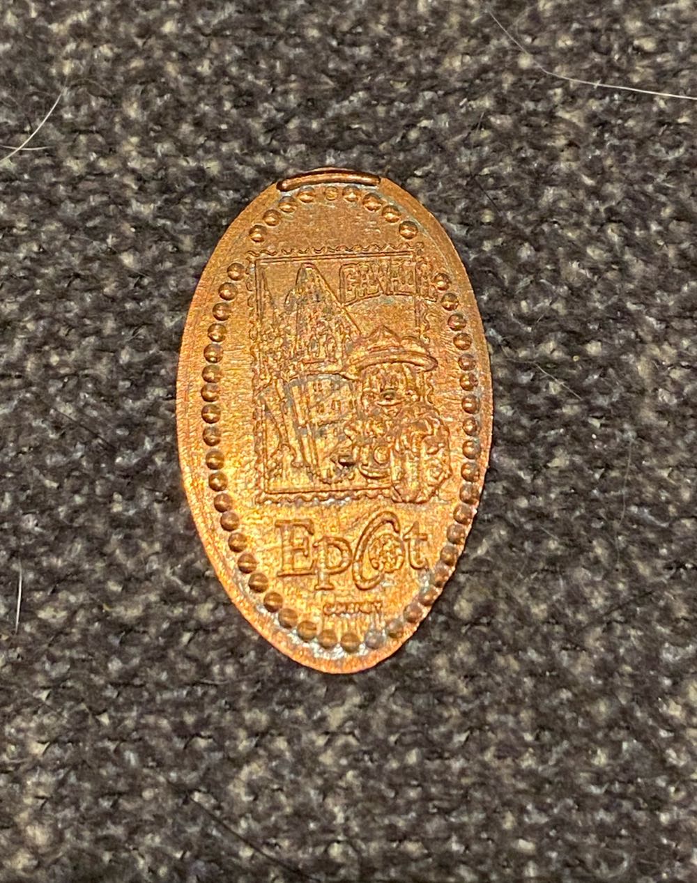 Disney Epcot Canada Pressed Penny  coin collectible - Main Image 2