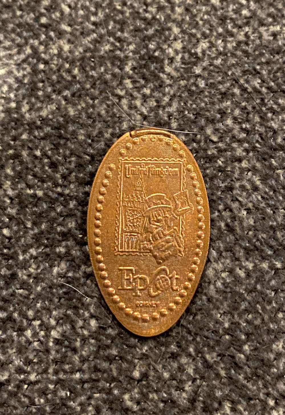 Disney Epcot United Kingdom Pressed Penny  coin collectible - Main Image 2