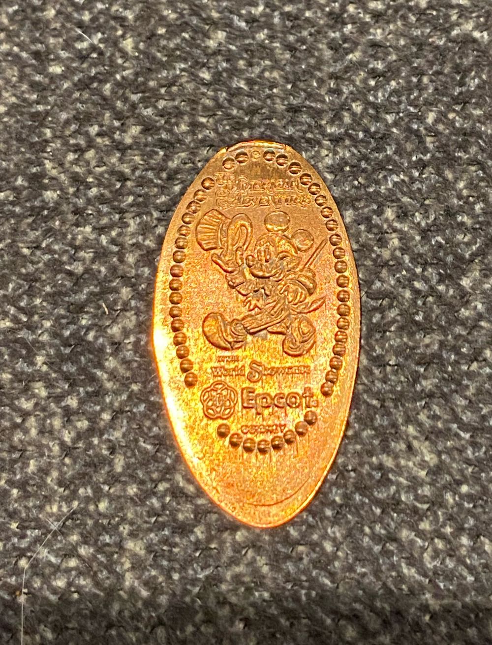 Disney Epcot The American Adventure Pressed Penny  coin collectible - Main Image 2