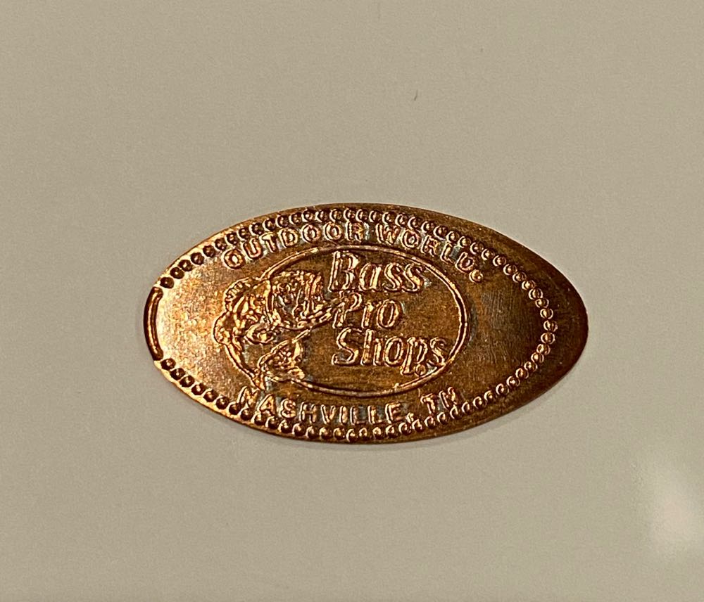 Bass Pro Shop Nashville Pressed Penny  coin collectible - Main Image 2