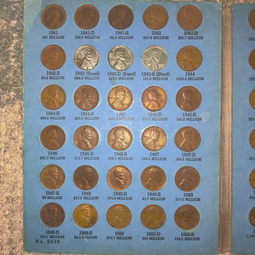 Lincoln Head Cent Collection Starting 1941 Number Two  coin collectible - Main Image 2