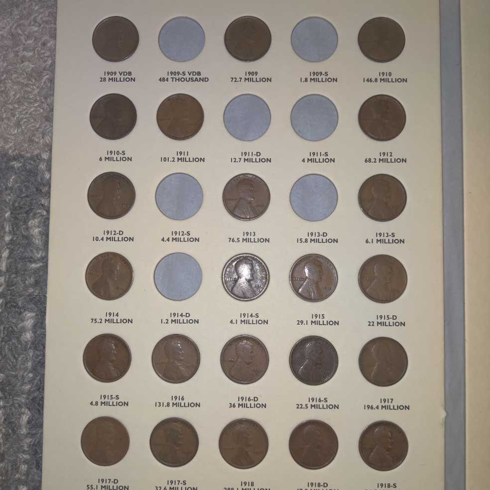 Lincoln Cents Volume One 1909 - 1929 Archival Quality   coin collectible [Barcode 675346100044] - Main Image 2